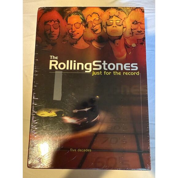 NEW** The Rolling Stones Just for The Record DVD 2003 5-Disc Box Set - Picture 1 of 4